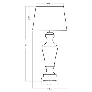 Lampa stołowa Roma Copper | 4Concept - Elegancki design