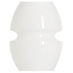 Lampa stołowa szklana Asola biała 4Concepts | Elegancki design