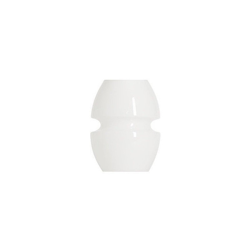 Lampa stołowa szklana Asola biała 4Concepts | Elegancki design