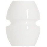 Lampa stołowa szklana Asola biała 4Concepts | Elegancki design