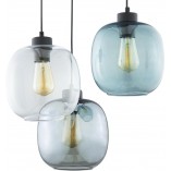 Lampa wisząca Elio III - kolorowa, szklana, E27 | TK Lighting