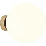 Kinkiet Glamour Ball Gold Aldex | Szkło Biało-Złoty 20cm