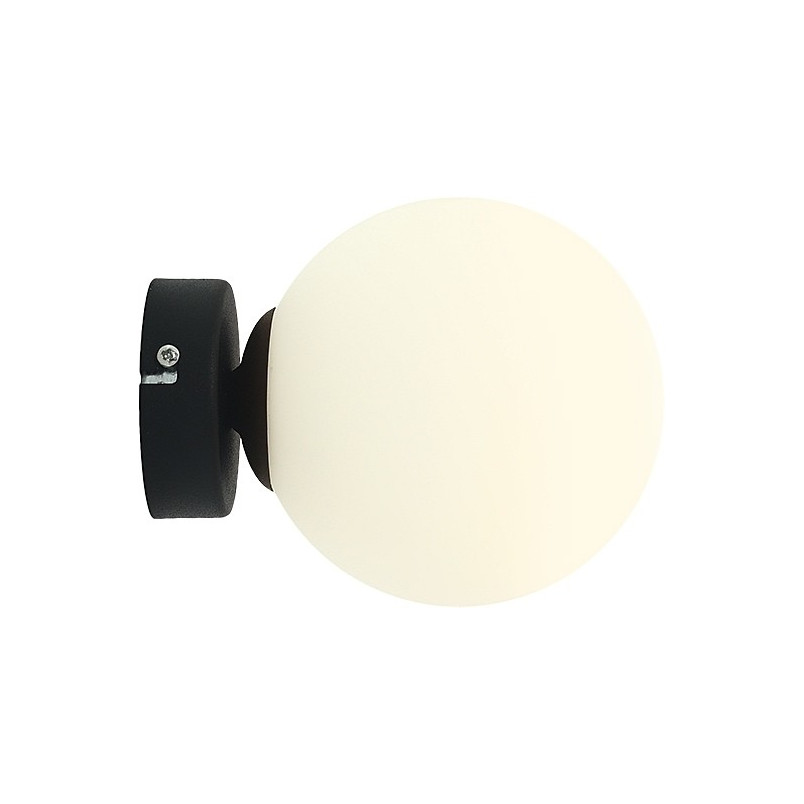 Kinkiet szklany Aldex Ball Black | Elegancki design