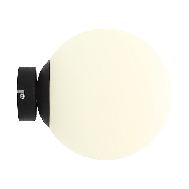 Kinkiet szklany kula Ball Black 20cm Aldex - Eleganckie oświetlenie