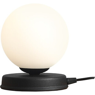 Lampa stołowa szklana Ball Black 20 | Aldex - Eleganckie oświetlenie
