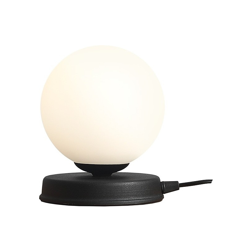 Lampa stołowa szklana Ball Black 20 | Aldex - Eleganckie oświetlenie