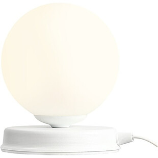 Lampa stołowa szklana Ball White 14 Aldex - Elegancki design