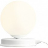 Lampa stołowa szklana Ball White 14 Aldex - Elegancki design
