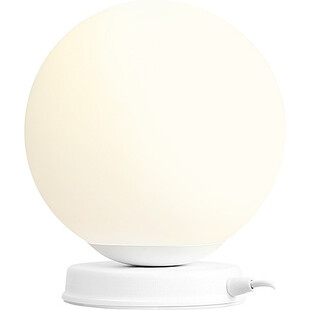 Lampa stołowa szklana Ball White 20 | Aldex - Elegancki design