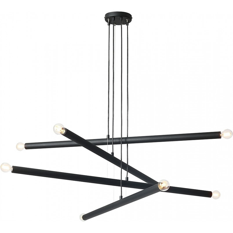 Lampa wisząca Tubo Black VIII Aldex | Design i styl