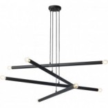Lampa wisząca Tubo Black VIII Aldex | Design i styl