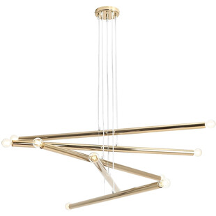 Lampa glamour wiszące tuby Tubo Gold X 100 złota marki Aldex
