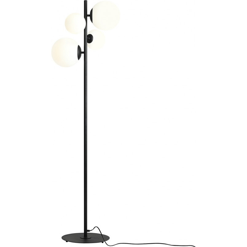 Lampa podłogowa Bloom Black Aldex | Szklane kule, nowoczesny design