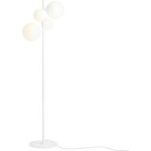 Lampa podłogowa szklane kule Bloom White biała marki Aldex