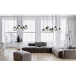 Lampa sufitowa Cubus Graphite VIII - TK Lighting | Szklane kule
