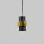 Lampa Wisząca Calisto Czarno-Złota | TK Lighting - Glamour