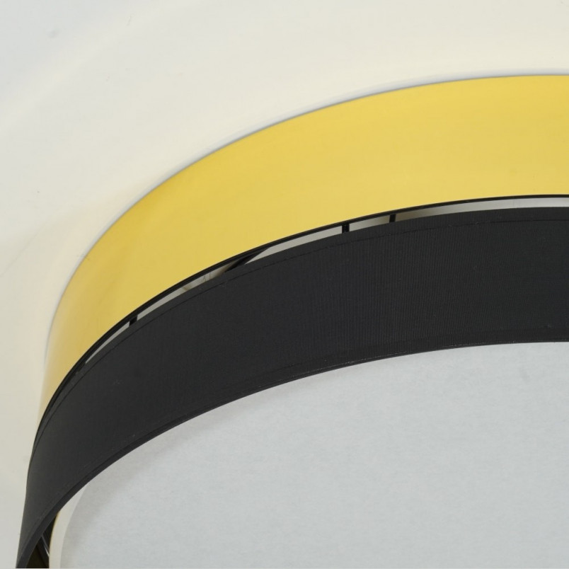 Plafon Hilton 60cm Złoty/Czarny TK Lighting | Lampa Glamour