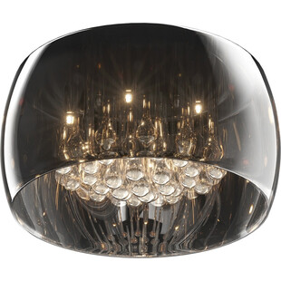 Plafon okrągły glamour z kryształkami Crystal 40 Chrom marki ZumaLine