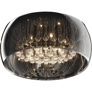 Plafon okrągły glamour z kryształkami Crystal 50 Chrom marki ZumaLine