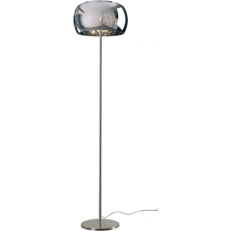 Lampa podłogowa Crystal ZumaLine | Styl glamour, chrom