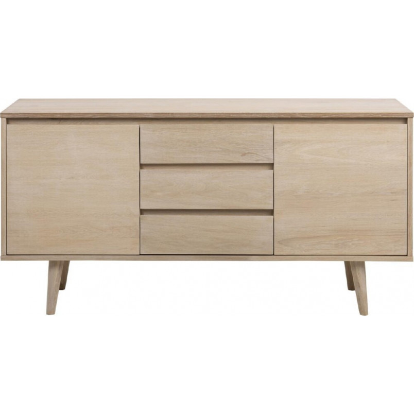 Szafka RTV Actona Nagano | Drewno dąb bielony | 150cm
