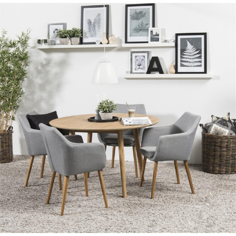 Stół Okrągły Actona Nagano | Skandynawski Design 120cm