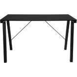 Biurko szklane industrialne Typhoon 125cm czarne Actona | Kup online