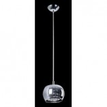 Lampa wisząca ZumaLine Crystal - glamour, chrom, szkło | Kup teraz