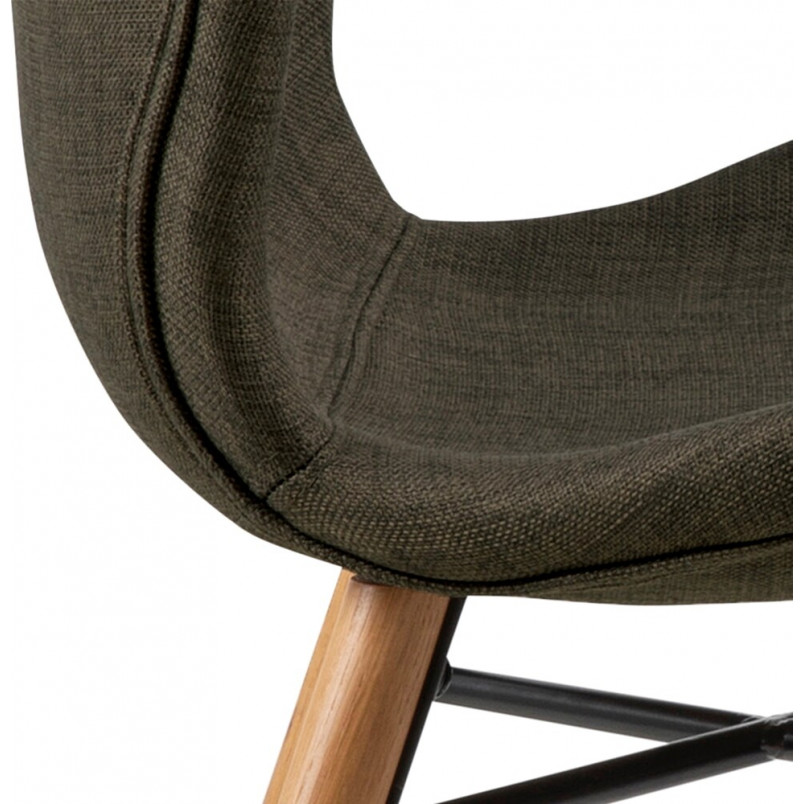 Krzesło Actona Batilda Khaki - Skandynawski Design | Kup Teraz