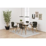 Krzesło Actona Batilda Khaki - Skandynawski Design | Kup Teraz