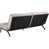 Sofa rozkładana Actona Perugia: Welurowy komfort w różowym odcieniu