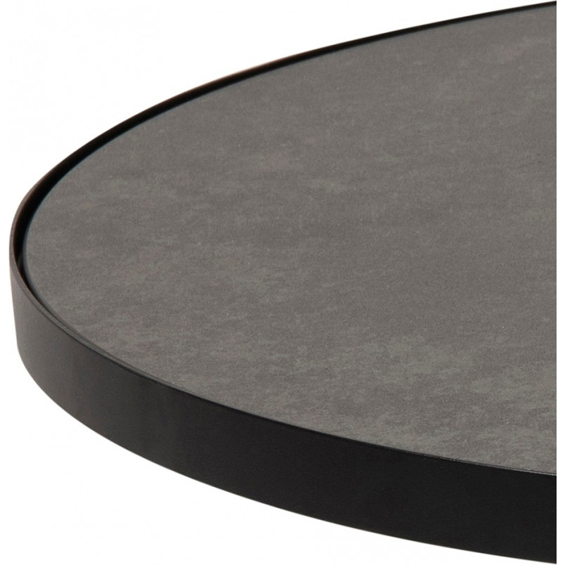 Stolik okrągły Actona Soli 85cm czarny - Design i styl