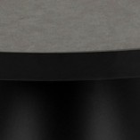 Stolik okrągły Actona Soli 85cm czarny - Design i styl