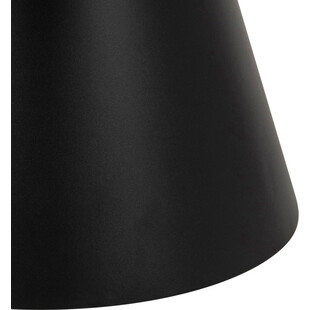 Stolik okrągły Actona Soli 85cm czarny - Design i styl