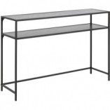 Konsola industrialna Actona Seaford Slim 120x35cm | Czarna