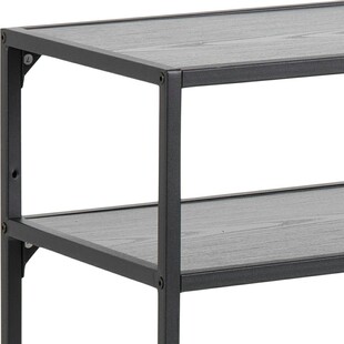 Konsola industrialna Actona Seaford Slim 120x35cm | Czarna
