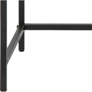 Konsola industrialna Actona Seaford Slim 120x35cm | Czarna