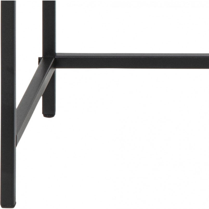 Konsola industrialna Actona Seaford Slim 120x35cm | Czarna