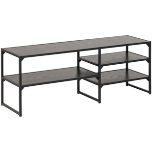 Stolik RTV Industrialny Actona Seaford 120cm | Czarny