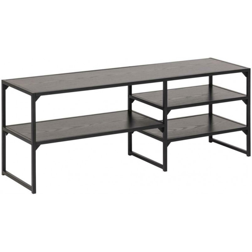 Stolik RTV Industrialny Actona Seaford 120cm | Czarny