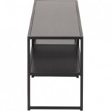 Stolik RTV Industrialny Actona Seaford 120cm | Czarny