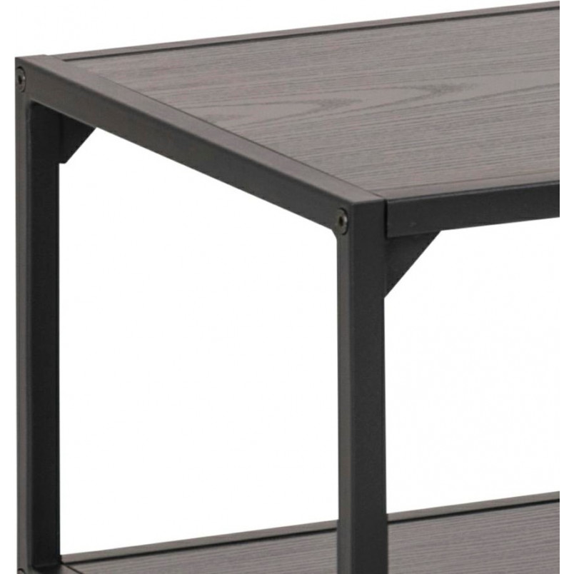 Stolik RTV Industrialny Actona Seaford 120cm | Czarny