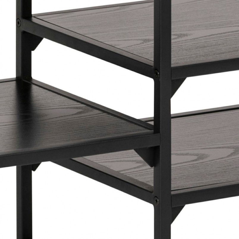 Stolik RTV Industrialny Actona Seaford 120cm | Czarny