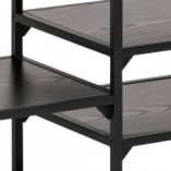 Stolik RTV Industrialny Actona Seaford 120cm | Czarny