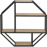 Półka ścienna industrialna Actona Seaford Octagon | Regał Loft