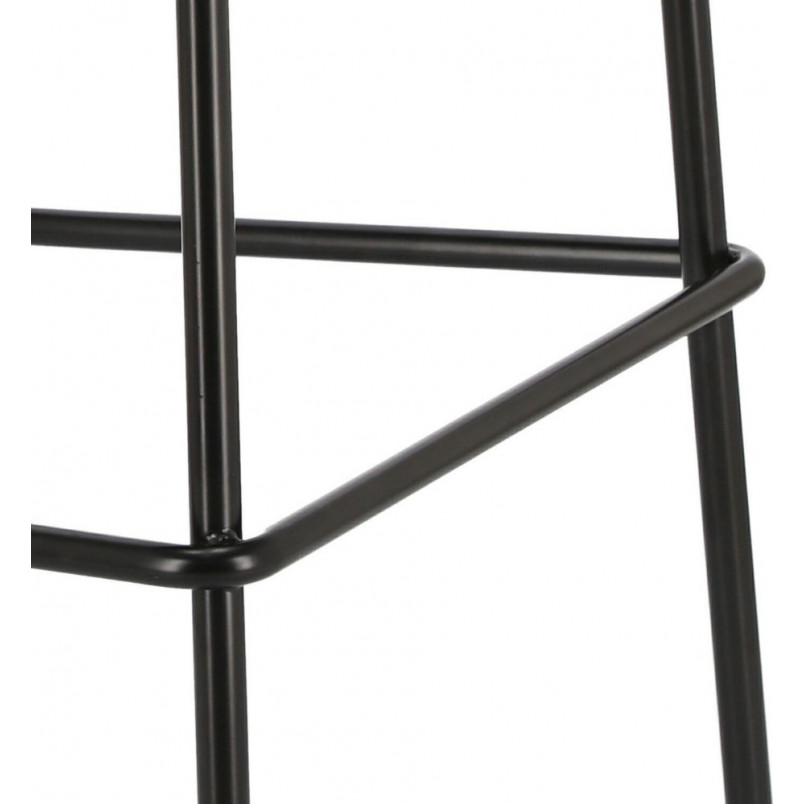 Stołek barowy Intesi Grego - Nowoczesny design, czarny
