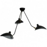 Lampa Sufitowa Crane III | Loftowa, Czarna | Step Design