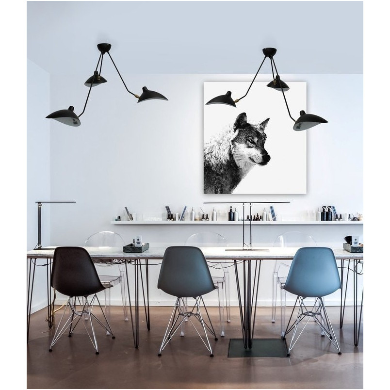 Lampa Sufitowa Crane III | Loftowa, Czarna | Step Design