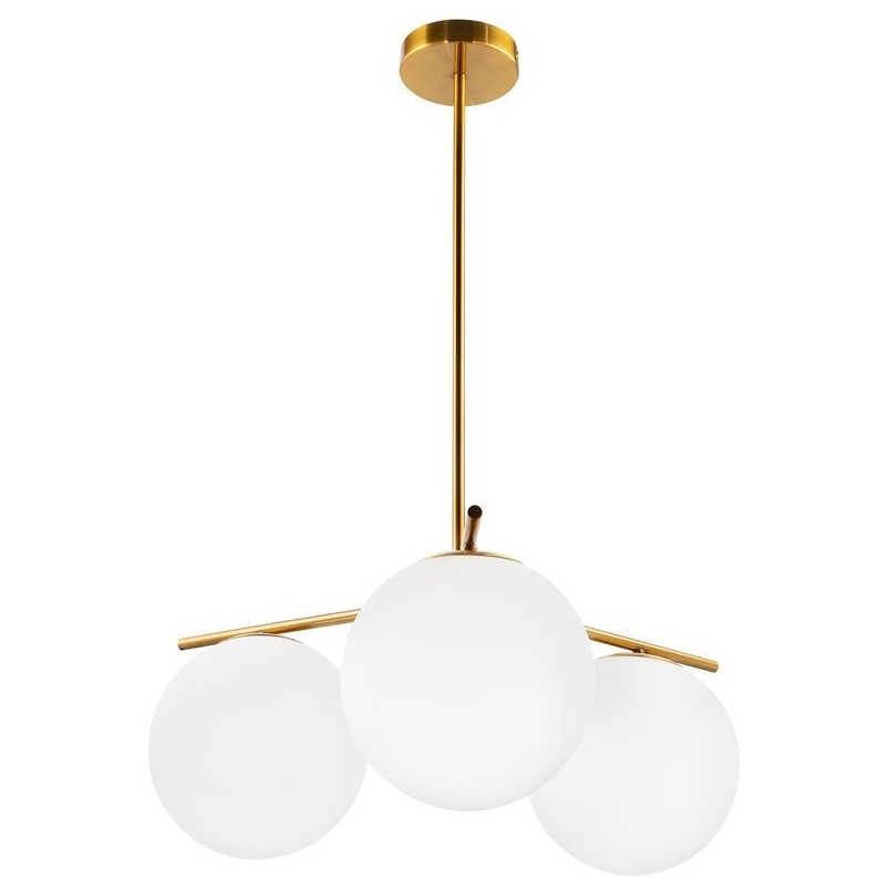 Lampa sufitowa Venus III | Step Into Design - Biało-mosiężna