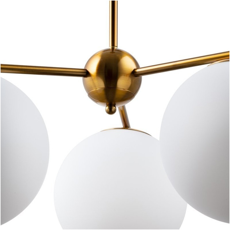 Lampa sufitowa Venus III | Step Into Design - Biało-mosiężna